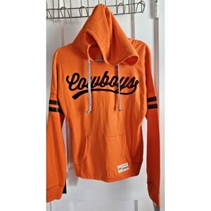 NWT Oklahoma State Cowboys‎ juniors by GEN.2 Orange hoodie Sz L (11-13)